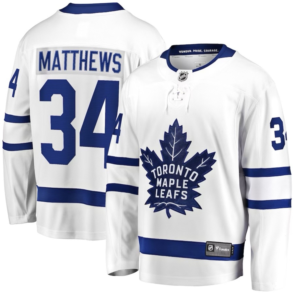 Toronto Maple Leafs Auston Matthews Fanatics Away White Jersey (NWT)